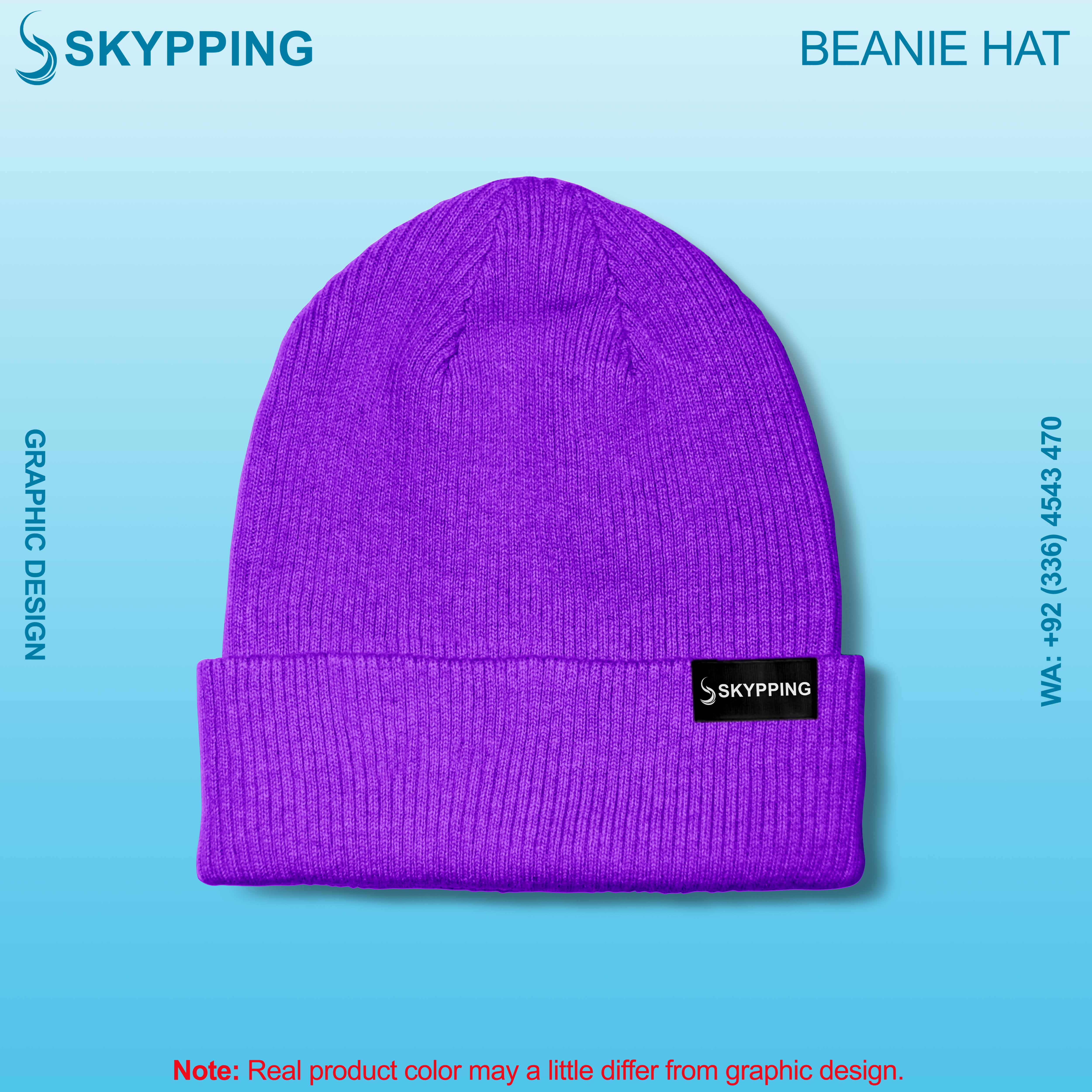 Beanie Hat with Label